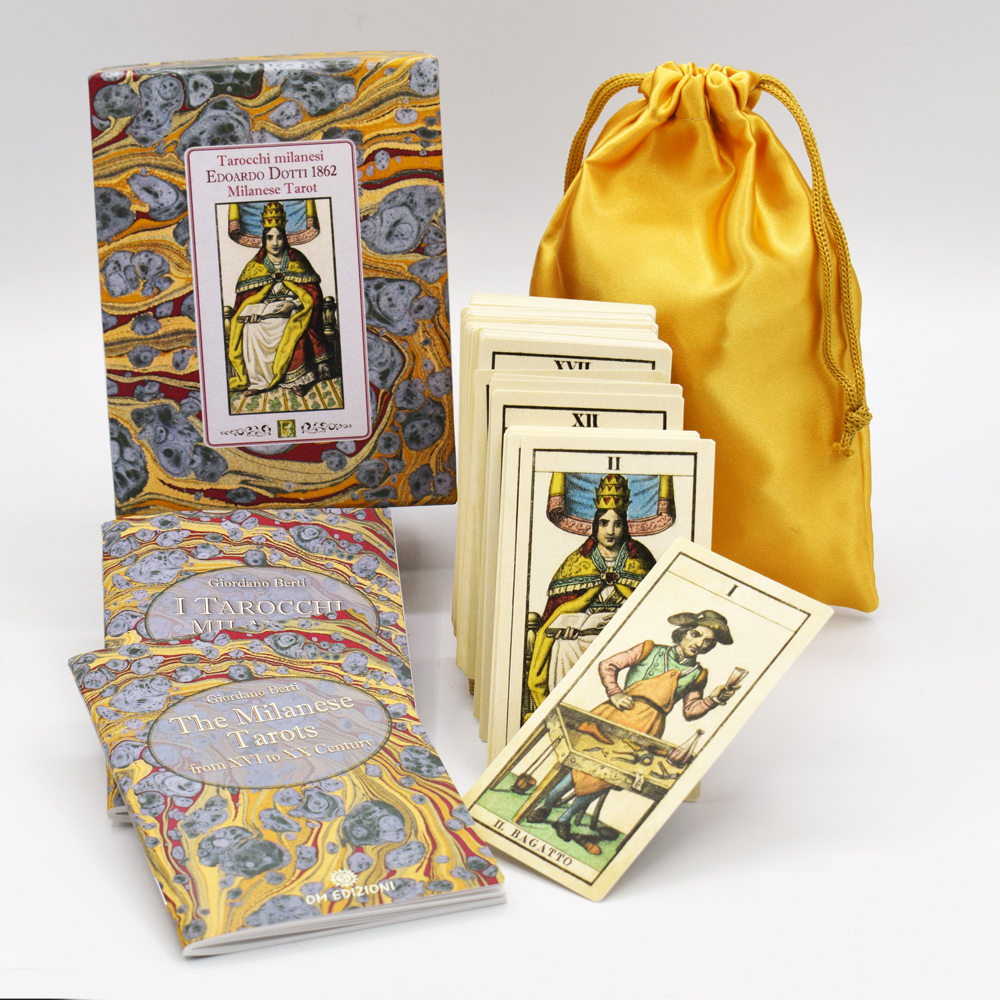 MILANESE TAROT by E. Dotti 1862. Ltd. ed. 900 numbered copies. ART BOX ...